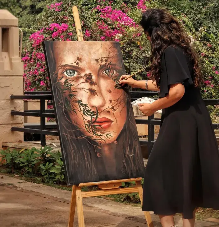 Artwork Close-up Frame