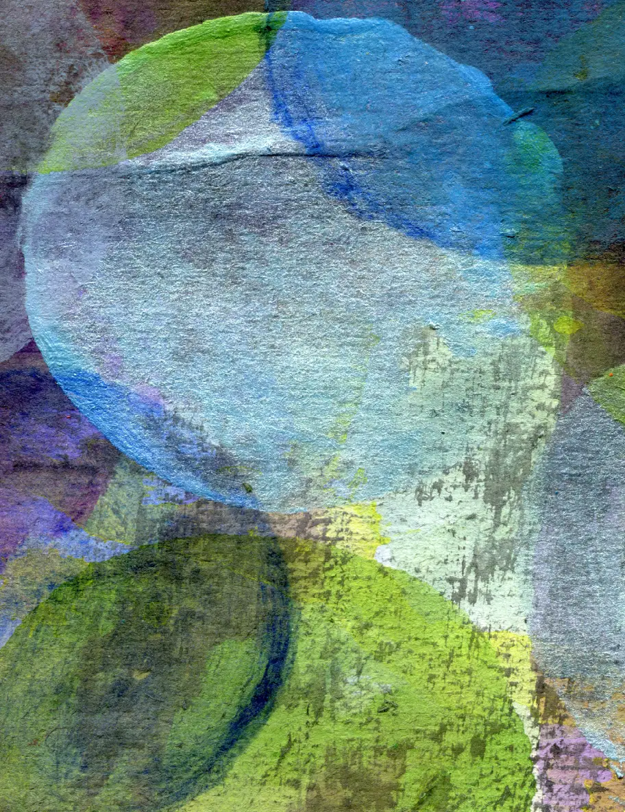 Whispers in Blue & Olive